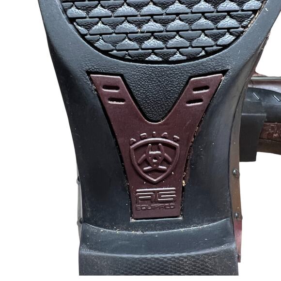 ARIAT Scout Paddock Women 9.5 English Riding Boot Brown Leather Ankle *READ* - Picture 12 of 15